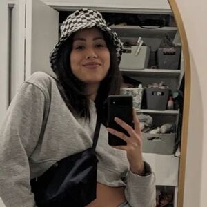 ALAND checkered bucket hat